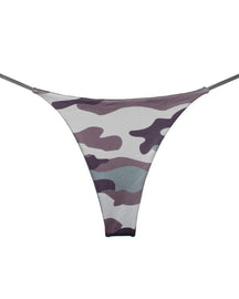 Female Leopard Print T-back Thong