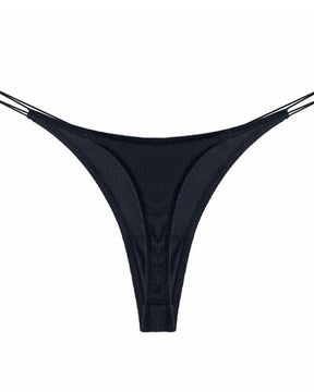 Female Breathable Double Strapes One-piece Thong