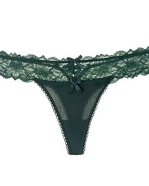 Female Mesh Solid Color Lace Underwears