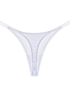 Female Breathable Double Strapes One-piece Thong