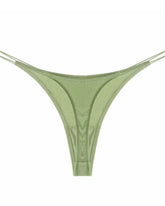 Female Breathable Double Strapes One-piece Thong