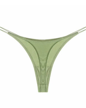 Female Breathable Double Strapes One-piece Thong