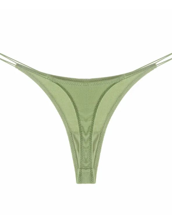 Tanga de una pieza con correas dobles transpirables para mujer