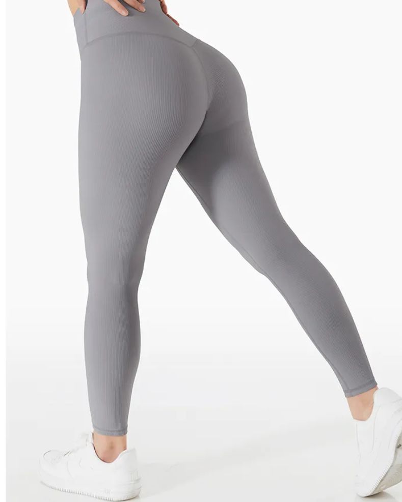 Hip Raise High Waist Bauch-Pfirsichhose, elastische Yogahose