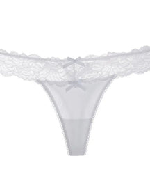 Female Mesh Solid Color Lace Underwears