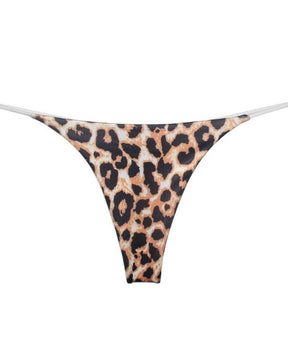 Damen-Tanga mit Leopardenmuster und T-Rücken 