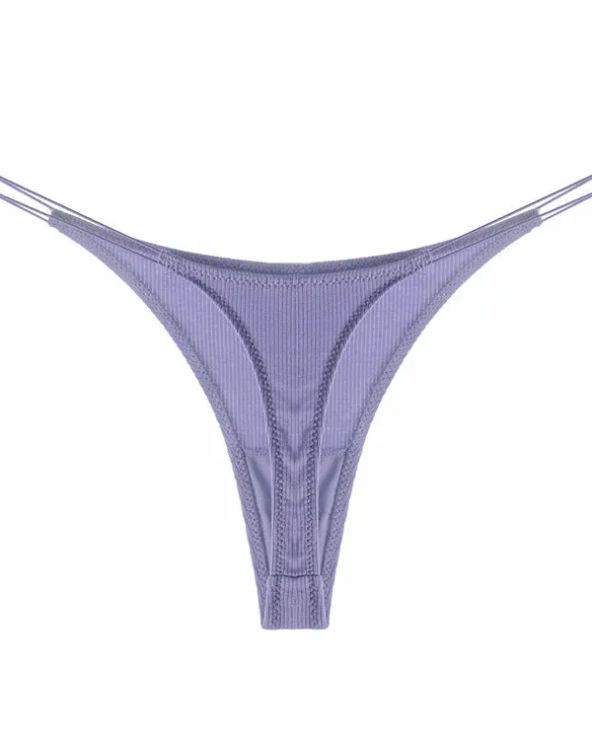 Tanga de una pieza con correas dobles transpirables para mujer