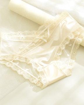 Silk Antibacterial Lace Panties